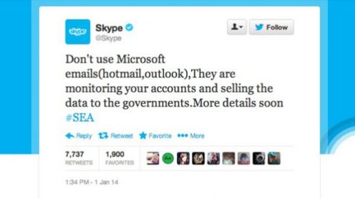 Skype  accounts allegedly hacked