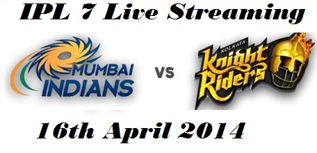 IPL-7 MATCH-1 Mumbai Indian (MI) VS Kolkata Night RIDERS