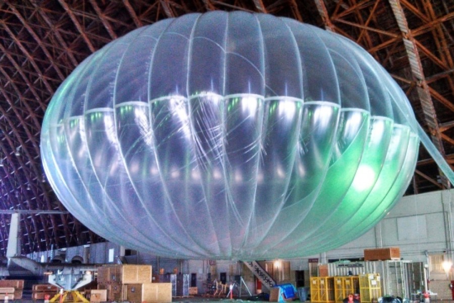 Googles Loon Balloons around the world in 22 days