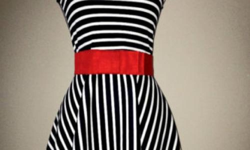 Dark stripes can make you look slim