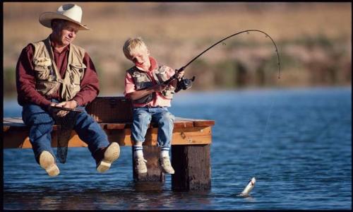 Fishing is one of the best leisure activities.